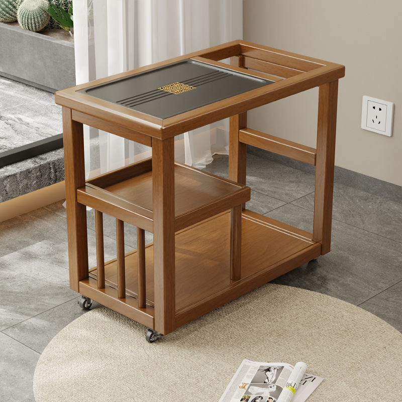 移动茶台小茶桌阳台茶桌椅组合茶水柜小户型家用功夫小茶几客厅茶
