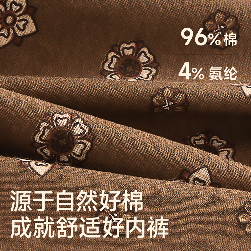 Otoño y invierno nuevas pantalones interiores de hombre impresión de algodón transpirable 10A cómodas pantalones deportivos de ángulo plano