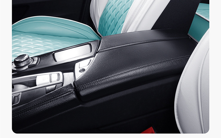 Car Seat Cushion Full-Coverage Cartoon Seat Cover, Universal for All Seasons, Full Leather Seat Cushion, New Summer Model Seat Cover Wholesale