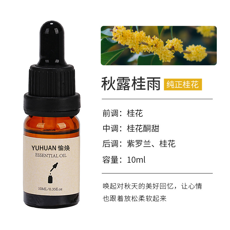 향기로운 나무 확장을위한 단일 에센셜 오일 10ml [가을 이슬과 비]]