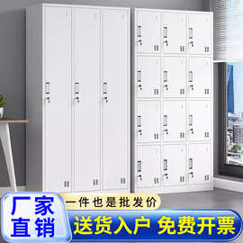 钢制更衣柜员工储物柜宿舍换衣柜健身房寄存柜学校办公文件铁皮柜