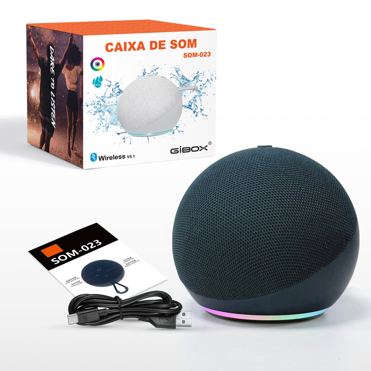 越境人気商品 アラックス Bluetoothスピーカー 重低音 高品質メッシュ 外貿仕様 RGBカラフル小型スピーカー