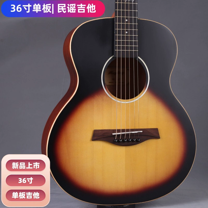 Одноплатная гитара 36-дюймовая ель матовая акустическая гитара поверхность одного инструмента производители в наличии взрослые детские гитары