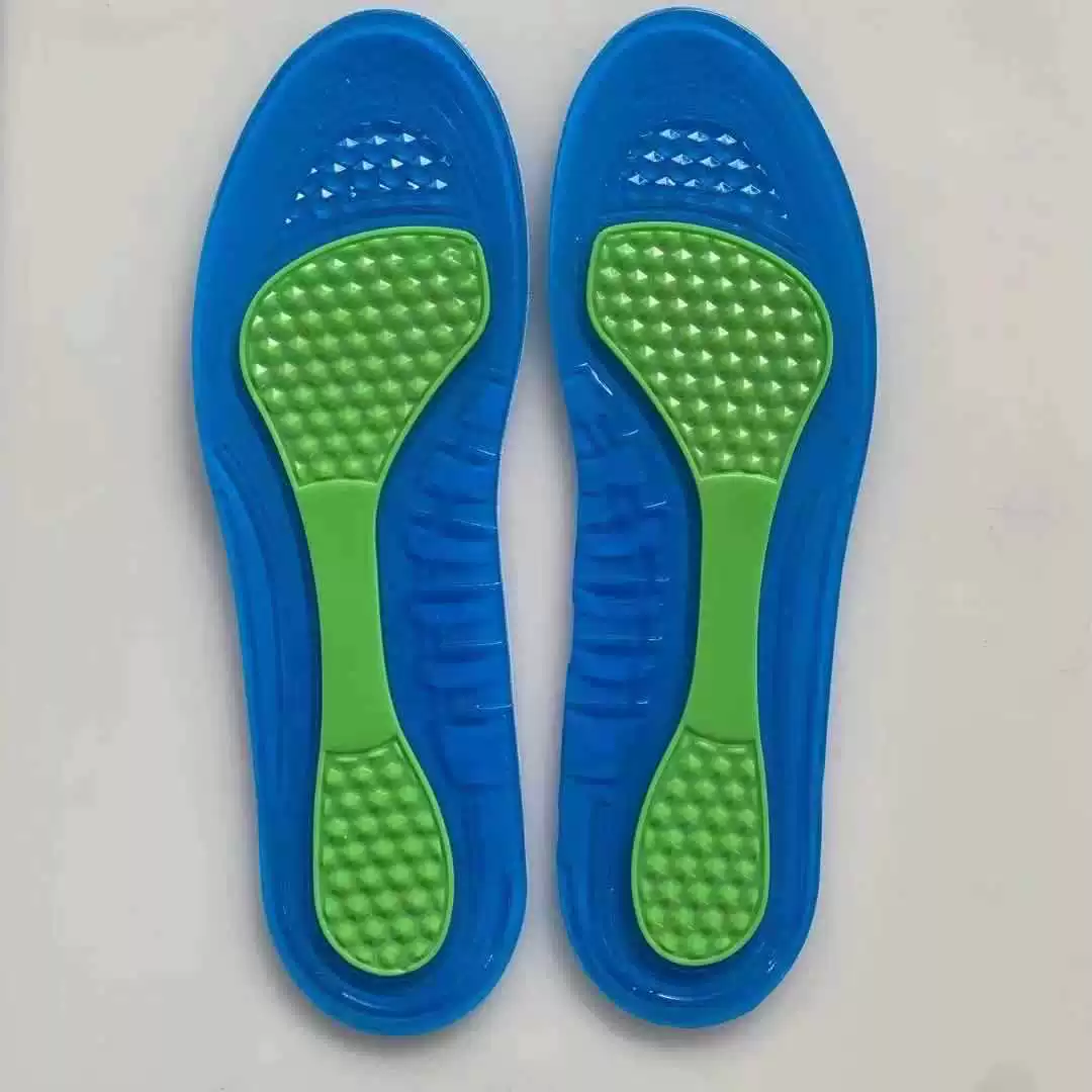 Производители поставляют утолщенную силиконовую стельку TPE с высокой эластичной амортизацией, дышащую спортивную стельку для здоровья
