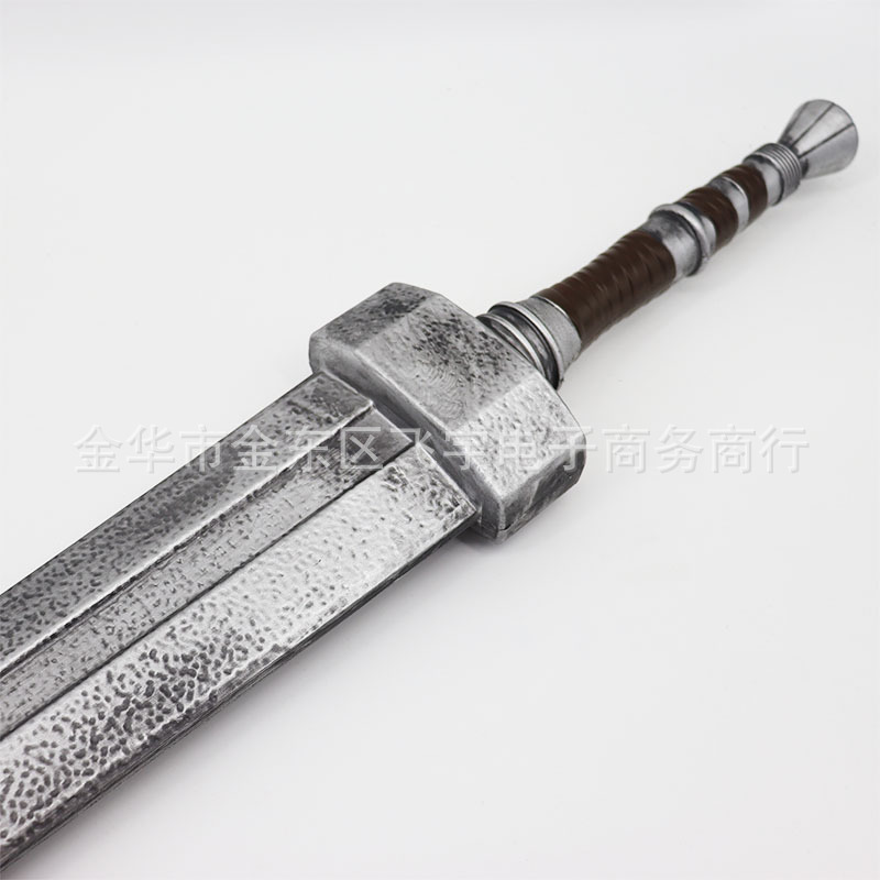 艾尔登法环嘎子剑巨剑老头环中格斯武器斩龙剑剑风传奇pu刀剑玩具-阿里巴巴