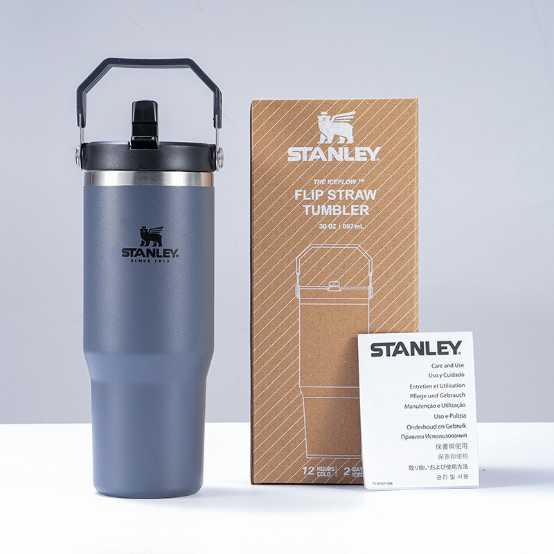 Amazon ebay 30oz スタンレー STANLEY ポータブルカップ カーカップ ステンレスハンドル蓋 ストローカップ|undefined