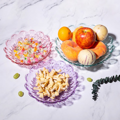 European-style fruit bowl living room coffee table candy bowl snack dry fruit plate modern home use fashionable high-end large fruit bowl