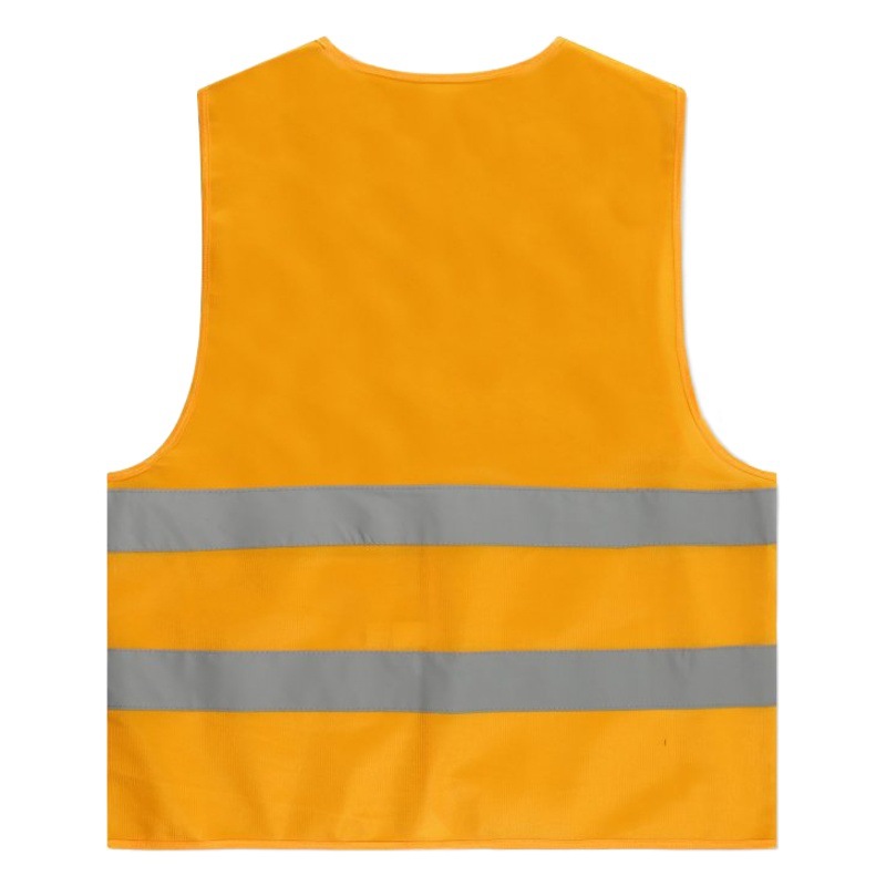 Chaleco de Seguridad Reflectante de Poliéster Alta Visibilidad, Reflectante, para Seguridad Vial y Motocicleta