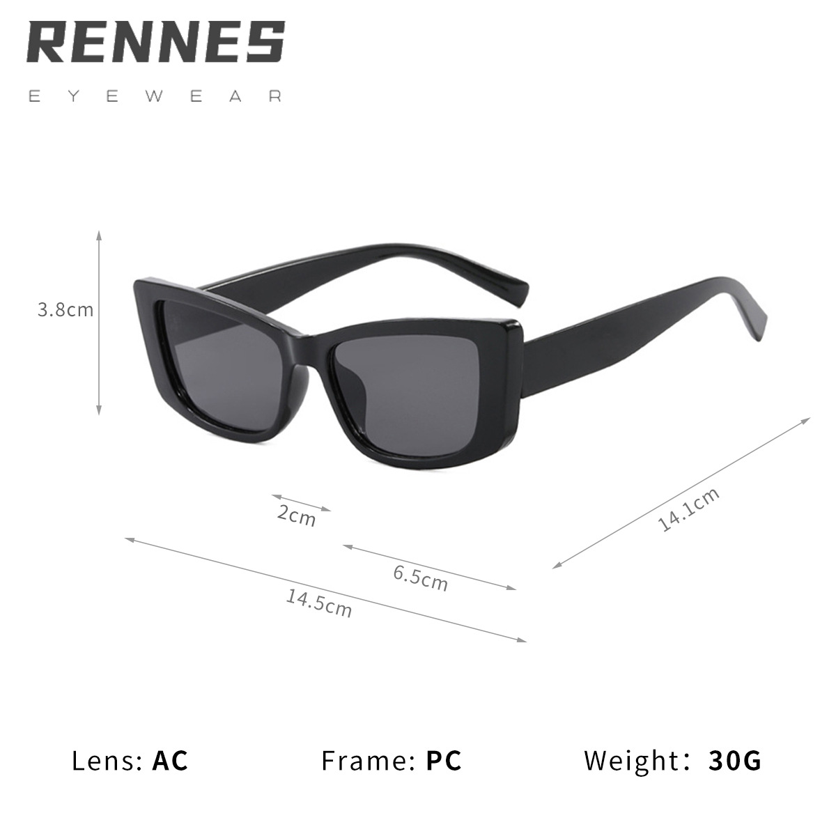 Nuevas gafas de sol de ojo de gato de marco pequeño retro con bisagra de metal para hombres y mujeres, gafas de sol de sombra callejera de alta gama Sunglass