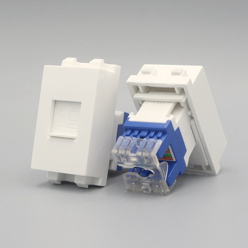 六类千兆网络模块 128型CAT6电脑模块电脑插座模块rj45网线口插座