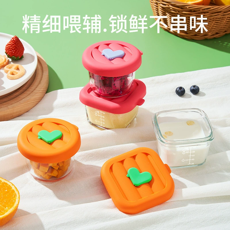 Детское питание добавка Чаша Стеклянная Паровая яйцо чаша детское питание добавка коробка инструменты полный набор жаропрочных паровой ящик для хранения