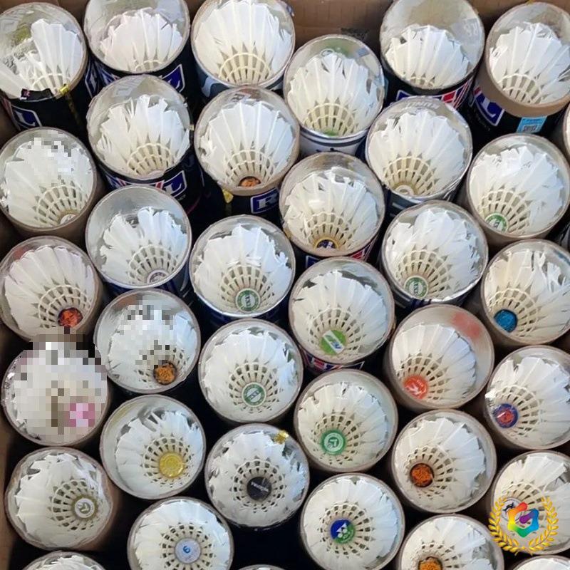 80% New Badminton Practice Balls 112 Buckets Teaching Training Cheap Second-Hand Training Balls