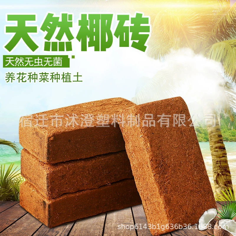 Кокосовый кирпич питательная почва оптом цветок мясистый Зеленый завод специальная почва растительная Почва завод прямой Генеральный Кокосовая шелуха Кокосовая почва