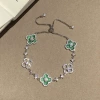Golden green bracelet