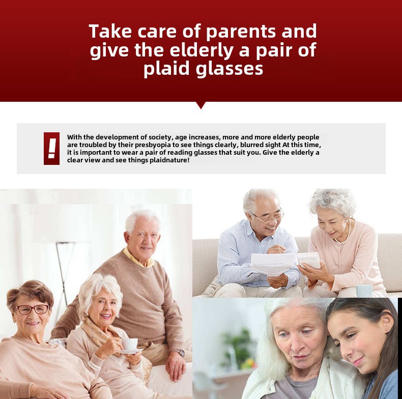High-definition Reading Glasses Large Frame Men's Prescription_voghion.com