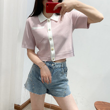 ��ʽŮ�b24���ľ�Ʒ�p��ƴɫpolo���I����ᘿ�����Ů��ɫ�̿��_��