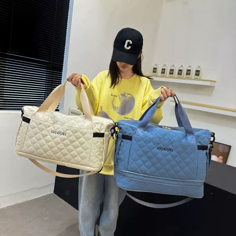 厂家直销干湿分离运动健身包大容量旅行包可扩展出差手提行李袋