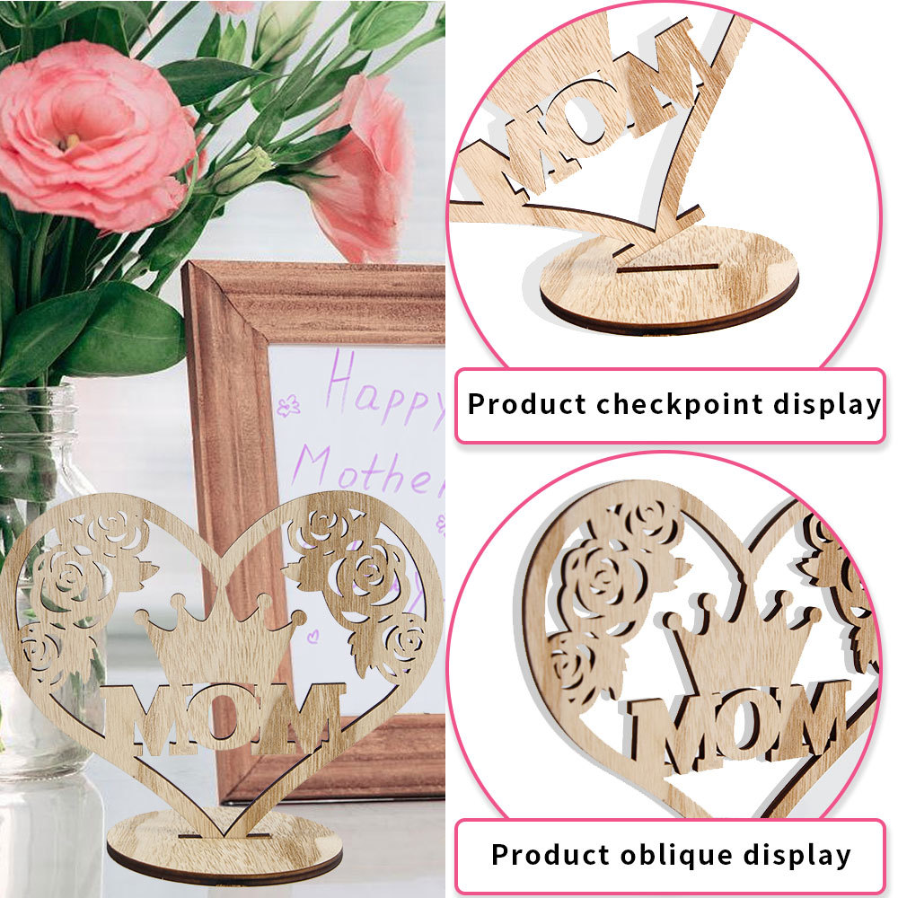 40g Weight Ornaments Home Textiles & Decor Type 1 Piece Quantity Indoor Occasion Boxwood Material Mother'S Day, Father'S Day Festival Letter, Heart Shape Pattern Romantic Style Mother'S Day Father'S Day Romantic Letter Heart Shape Boxwood Ornaments Artificial Decorations 1