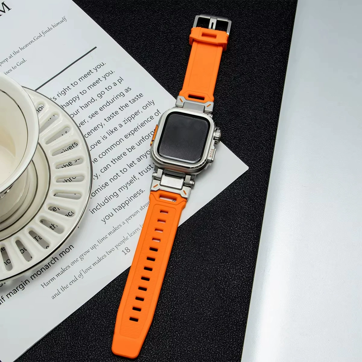 Apple, watch strap, case, set