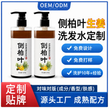 侧柏叶洗发水贴牌代工何首乌中草本药植物控油男女洗头膏液定制