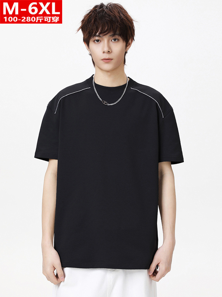 Summer fashionable knitted solid color short sleeve T-shirt with a…