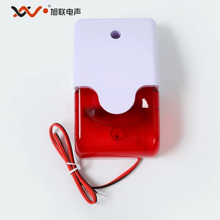 厂家定制103声光报警器DC12V 闪光高分贝报警器 声光报警喇叭103