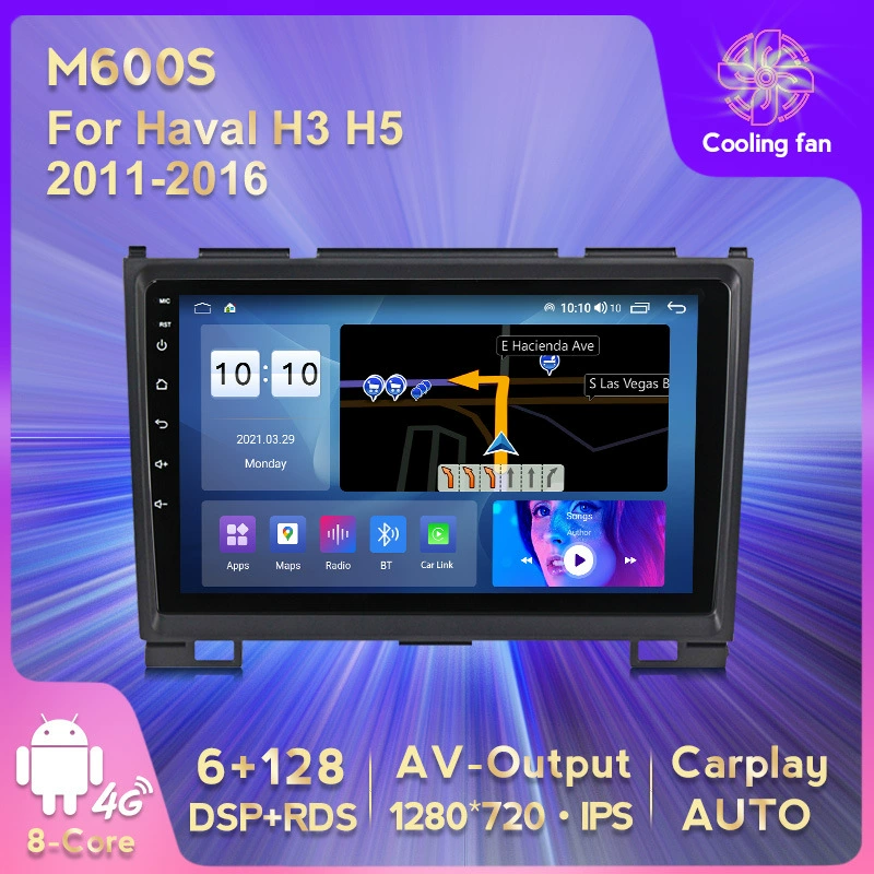 Подходит для Harvard H3/H5 2011-2016, центральный блок навигации GPS, беспроводной CarPlay
