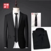 Suit, shirt, tie
