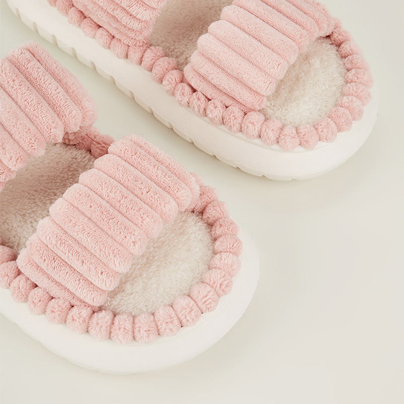 Velvet Open-Toe Closed-Toe Spring Indoor Outdoor Cozy Comfortable Memory Foam Machine Washable House Shoes Indoor Shoes_voghion.com