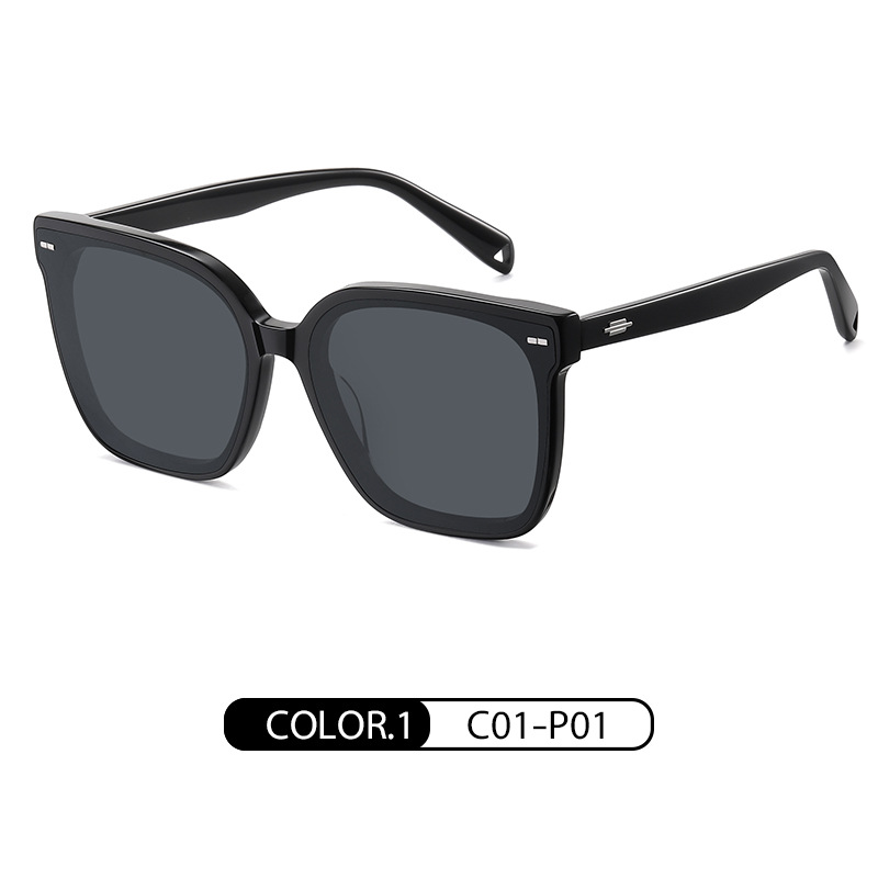 Nuevas gafas de sol de hoja hechas a mano Gafas de sol polarizadas GM PS6601 Gafas de sol de hoja de protección UV de moda