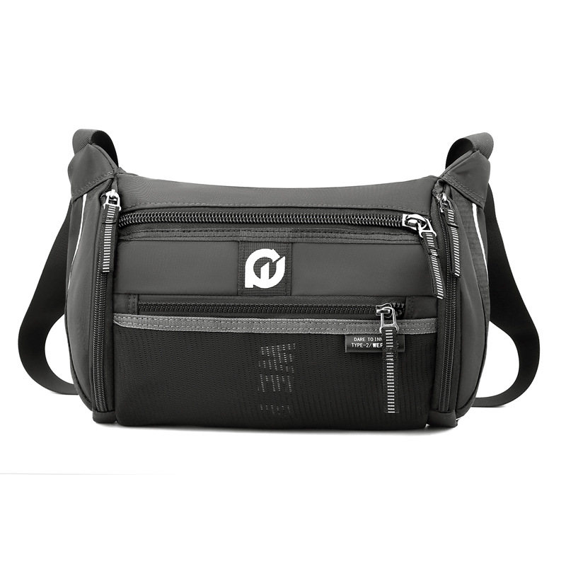 WEPOWER marca de moda de los hombres bolsa de pecho impermeable ocasional multi-Bolsillo de gran capacidad de hombro bolsa de mensajero al aire libre bolsa de pecho