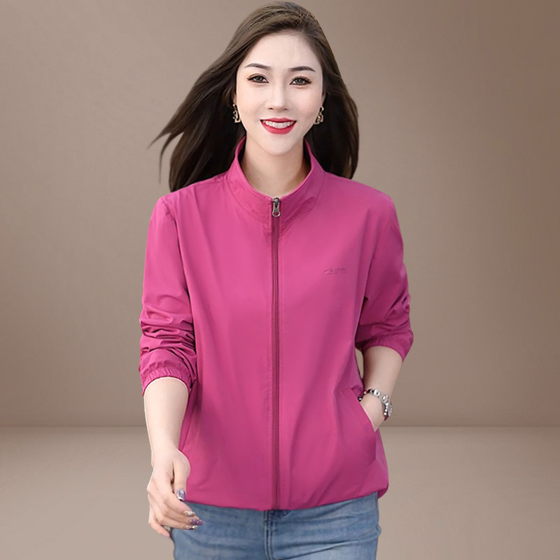 Women's Spring 2025 New Brand Fashion Petite Stylish Stand Collar Cardigan Running Casual Sports Jacket Women's Spring 2025 New Brand Fashion Petite Stylish Stand Collar Cardigan Running Casual Sports Jacket