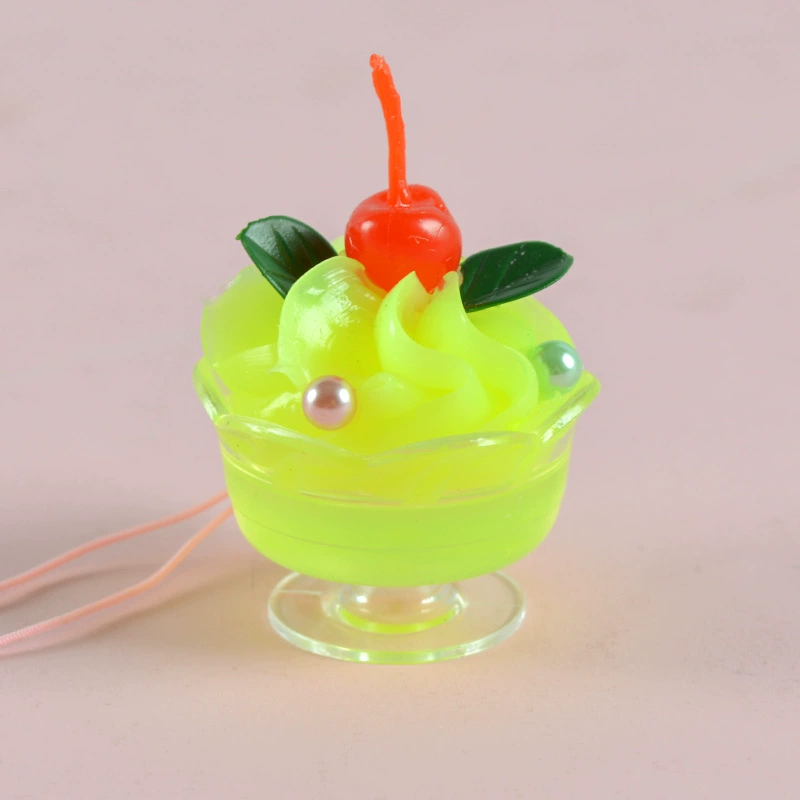 "Small realistic cream pendant, dessert food play, new collection"