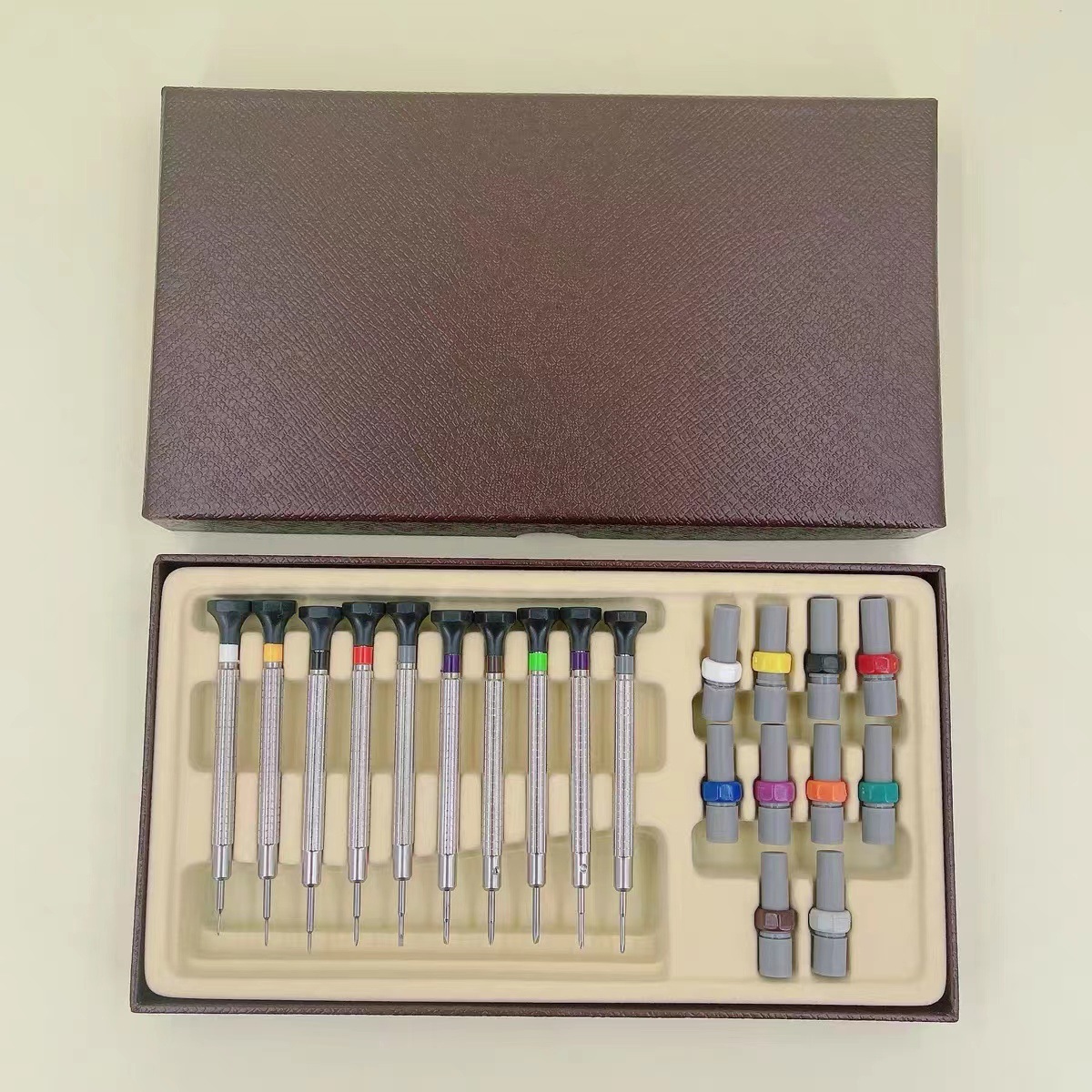 修表工具 好钢口螺丝批 优质螺丝刀 批头硬 十个尺寸 带一个批头