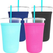 跨境厂家防冻杯套新款隔热保温可重复使用高颜值杯套咖啡饮料杯套