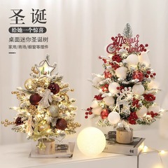 ミニクリスマスツリー 2025 新しい高度な暗号化された小さなホームクリスマス装飾 diy アレンジメントデスクトップ装飾品