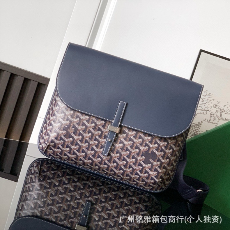 戈雅狗牙包25年新款Coursier邮差包大容量真皮斜挎小方包黑色棕色|undefined