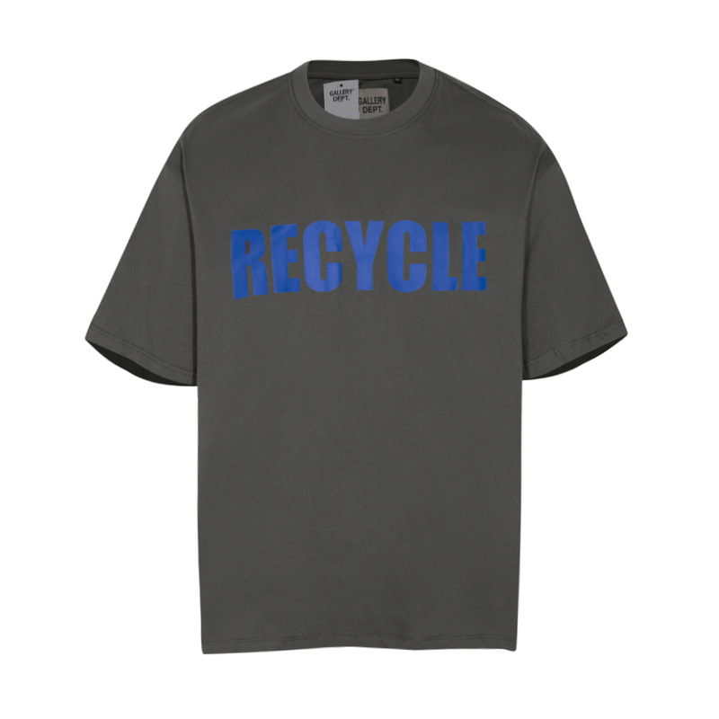 Camiseta de manga corta con estampado Gallery Dept de marca de moda para hombres y mujeres