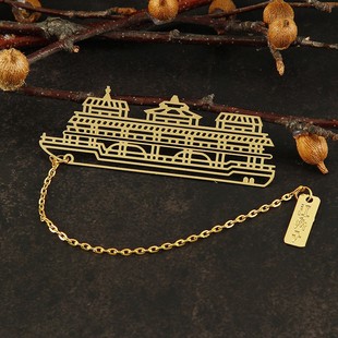 Wholesale hollow metal Bookmark Book pendant metal hollow accessories making hollow metal bookmark can be designed