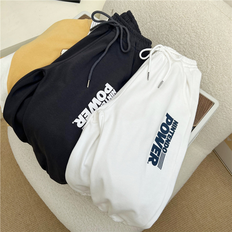 Ragazzi Autunno 2024 American Alphabet Sport Bambini Casual e Bello Esplosivo Strada Largo Scuola Media Cotone_voghion.com