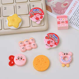 可爱卡比零食手工diy奶油胶配饰树脂小配件ins饰品发夹材料包批发