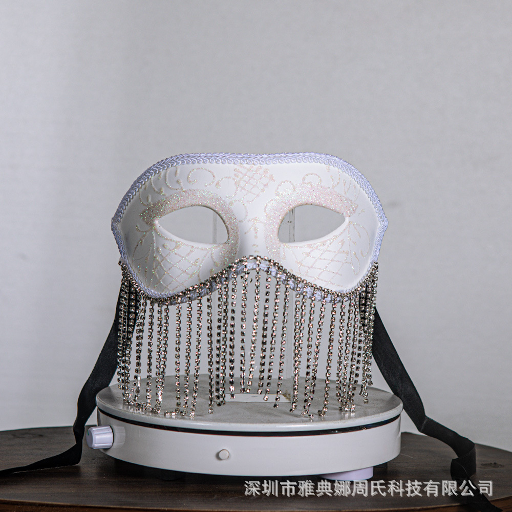 Máscara de princesa exótica estilo antiguo retro jazz props baile de máscaras Dunhuang Feitian diamantes de alta calidad