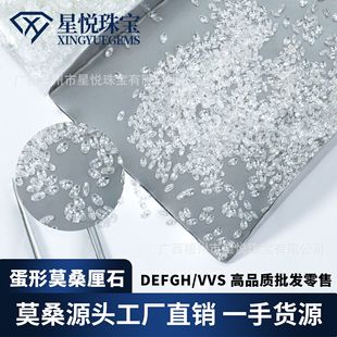 Egg-Shaped Moissanite 1Ct Wholesale Small Special-Shaped Oval Moissanite Source Direct Supply of Jewelry and Watches with Stones