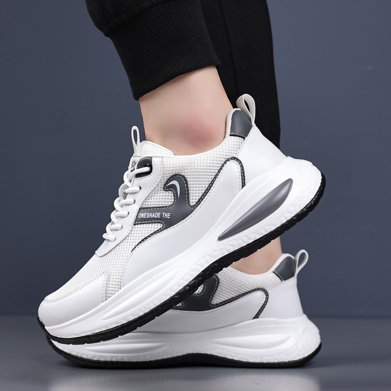 Zapatos de cuero para hombres primavera y verano 2025, nuevos zapatos de cuero huecos para hombres, zapatos casuales antideslizantes, zapatos transpirables para hombres