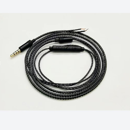 New product three-button mobile phone headset wire semi-finished DIY with tuning compatible line control audio wire wire