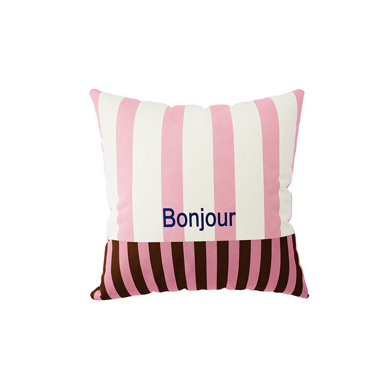 Memphis coreano almohada almohada simple casero moderno crema de viento sofá sala de estar almohada de dopamina almohada de cintura