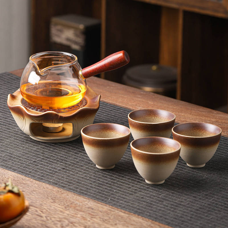 Stoneware Tea Stove Set for Home Indoor Tea Brewing and Warming, Chinese Style 2025 New Model Stoneware Tea Stove Set for Home Indoor Tea Brewing and Warming, Chinese Style 2025 New Model