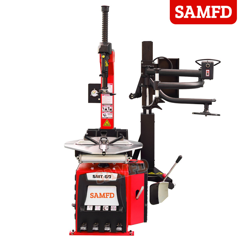 Venta directa de fábrica, extractor automático de neumáticos de automóviles de alta gama, desmontador de neumáticos de espalda, brazo auxiliar de desmontaje, neumático a prueba de explosiones