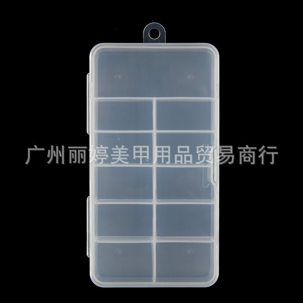 Transparent fake nails for manicure