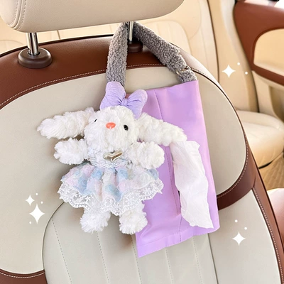 Hanging Tissue Box Decorative Car – Car tissue box/set